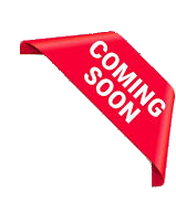 Upper right corner marker with the phrase coming soon